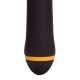 Чёрный вибратор для массажа G-точки Turbo G-Spot - 22,2 см.