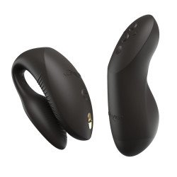 Черный вибратор для пар We-Vibe Chorus Pro