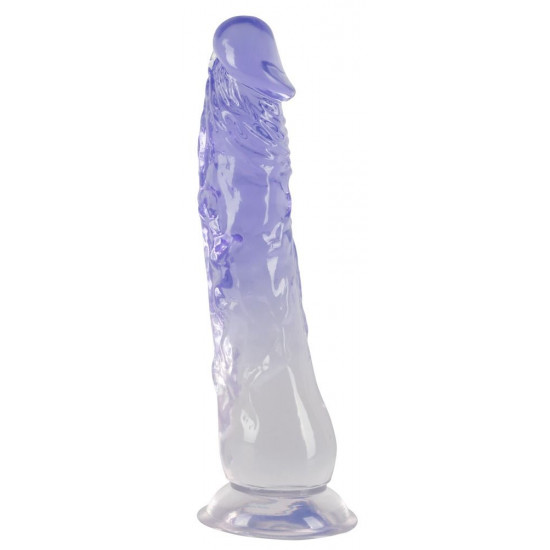 Прозрачный фаллоимитатор Clear Dildo на присоске - 22,5 см.