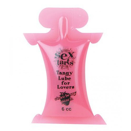 Вкусовой лубрикант с ароматом клубники Sex Tarts Lube - 6 мл.