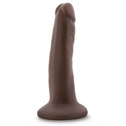 Коричневый фаллоимитатор 5.5 Inch Cock With Suction Cup - 14 см.