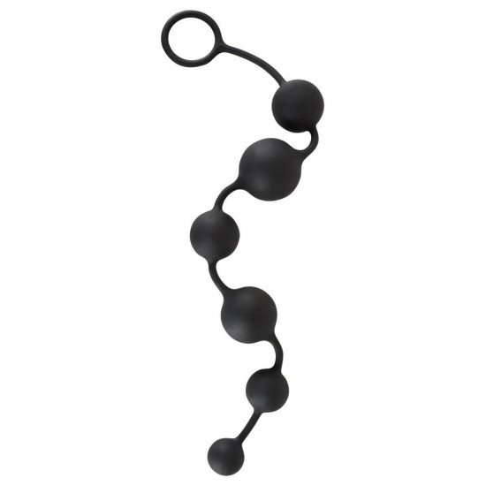 Анальная цепочка Black Velvets Anal Beads - 40 см.