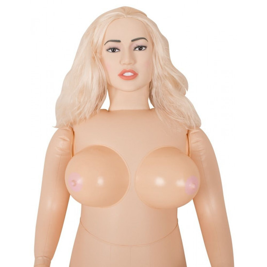 Надувная секс-кукла с анатомическим лицом и конечностями Juicy Jill