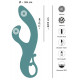 Бирюзовый вибратор-кролик The Magician Rabbit Vibrator - 22,5 см.