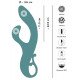Бирюзовый вибратор-кролик The Magician Rabbit Vibrator - 22,5 см.