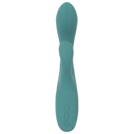 Бирюзовый вибратор-кролик The Magician Rabbit Vibrator - 22,5 см.