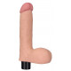 Телесный вибромассажер-реалистик Real Softee Cock 8 - 17 см.