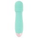 Мятный мини-вибратор Cuties Mini - 12,5 см.