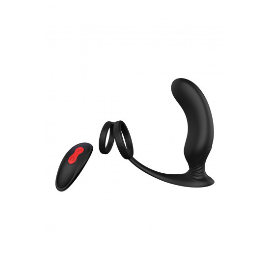 Черный массажер простаты Remote P-Pleaser - 15 см. Черный массажер простаты Remote P-Pleaser - 15 см.