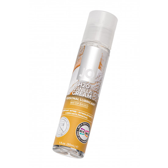Ароматизированный лубрикант на водной основе JO Flavored Vanilla H2O - 30 мл.