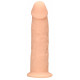 Телесный фаллоимитатор без мошонки Silicone Dildo Without Balls - 19,2 см.