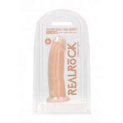 Телесный фаллоимитатор без мошонки Silicone Dildo Without Balls - 19,2 см.