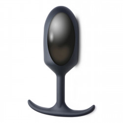 Черная анальная пробка с утяжелением Premium Silicone Weighted Anal Plug XL - 16,8 см.