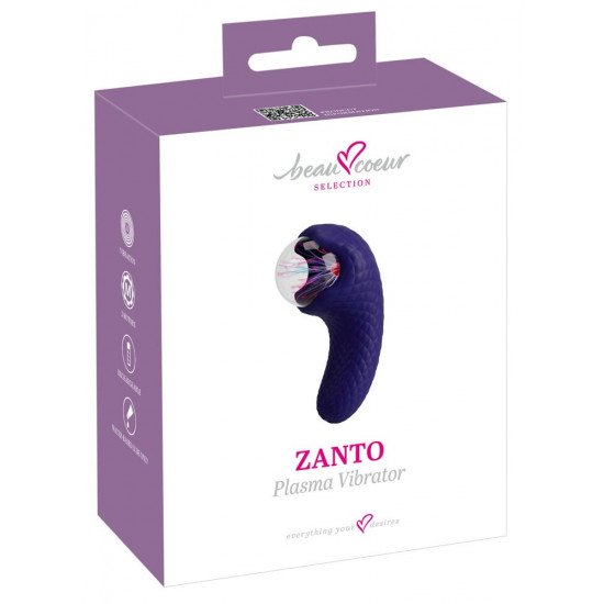 Синий плазменный вибратор ZANTO Plasma Vibrator
