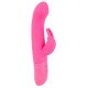 Розовый вибратор-кролик Rechargeable G-Spot Vibe - 23,5 см.