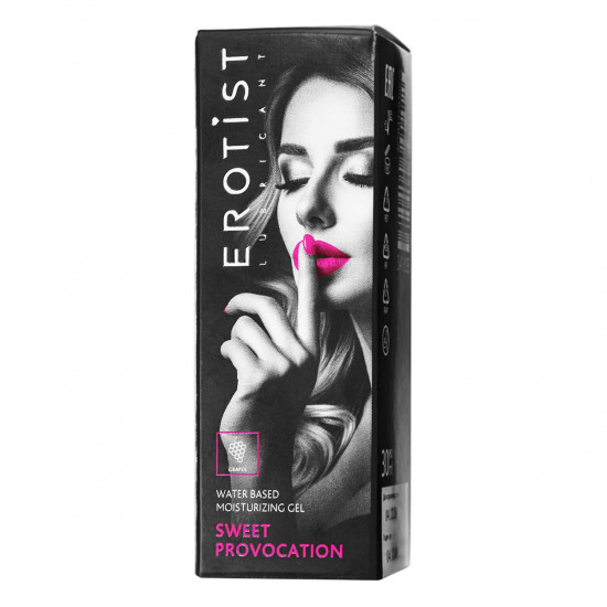 Съедобный гель Erotist Sweet Provocation Grapes - 30 мл.