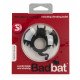 Чёрная вибронасадка на пенис Bad Bat