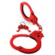 Металлические красные наручники Designer Metal Handcuffs