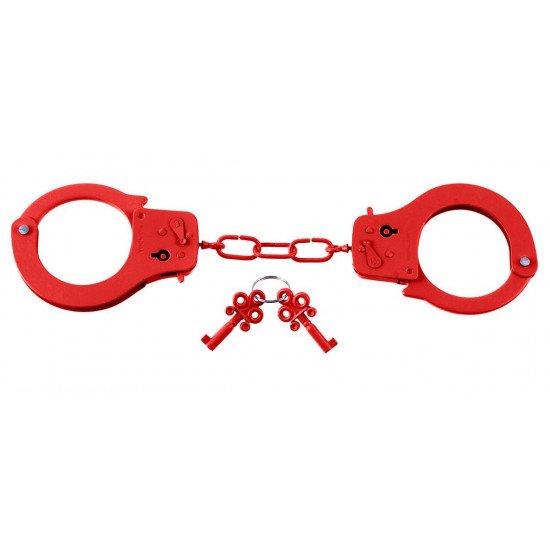 Металлические красные наручники Designer Metal Handcuffs
