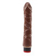 Коричневый вибратор-реалистик 9” Vibe Cock - 21,5 см.