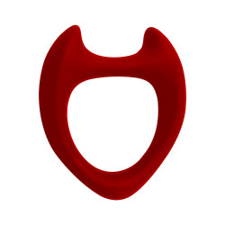 Красное эрекционное кольцо Toro L