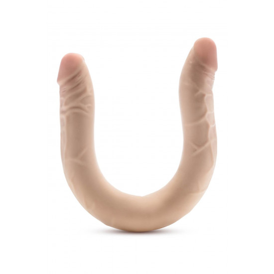 Телесный двусторонний фаллоимитатор 16.5 Inch Double Dong - 41,9 см.