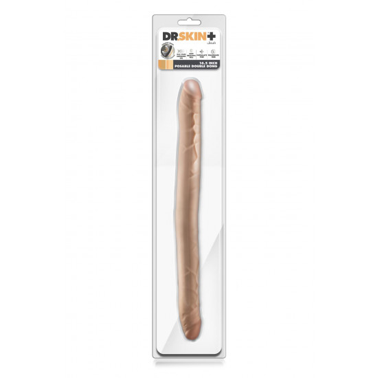 Телесный двусторонний фаллоимитатор 16.5 Inch Double Dong - 41,9 см.