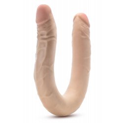Телесный двусторонний фаллоимитатор 16.5 Inch Double Dong - 41,9 см.