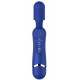 Синий универсальный массажер Silicone Massage Wand - 20 см.