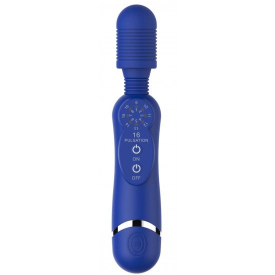 Синий универсальный массажер Silicone Massage Wand - 20 см. Синий универсальный массажер Silicone Massage Wand - 20 см.