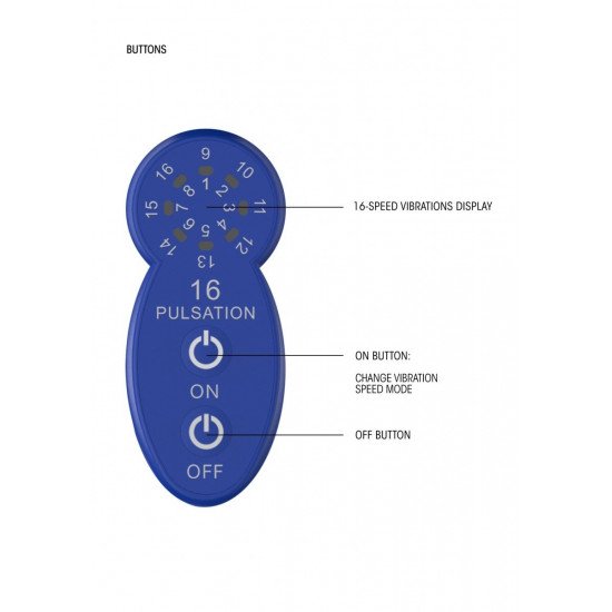 Синий универсальный массажер Silicone Massage Wand - 20 см. Синий универсальный массажер Silicone Massage Wand - 20 см.