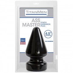 Огромный плуг Titanmen Tools Butt Plug 4.5  Diameter Ass Master - 23,1 см.