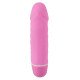 Розовый миниатюрный вибратор Mini Little Darling - 12,5 см.