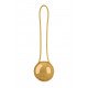 Золотистый вагинальный шарик Pleasure Ball Deluxe