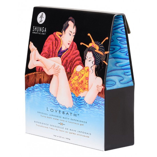 Соль для ванны Lovebath Ocean temptation, превращающая воду в гель - 650 гр.