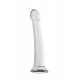 Прозрачный нереалистичный фаллоимитатор Jelly Dildo XL - 22 см.