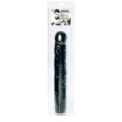 Чёрный фаллоимитатор BIG BONANZA 13 BLACK BUTT PLUG - 33 см.