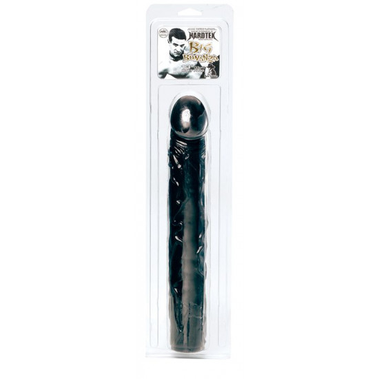 Чёрный фаллоимитатор BIG BONANZA 13 BLACK BUTT PLUG - 33 см.