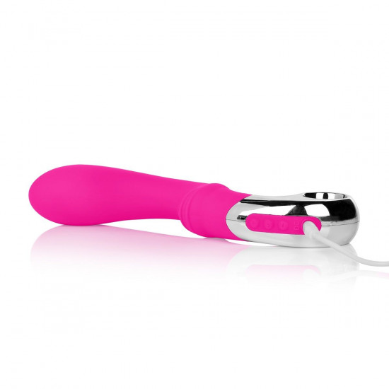 Розовый вибратор Embrace G-wand - 21 см.